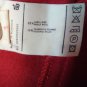 Skirt Winter Woman Red Wool Sport Casual Jeans Model Size 46 Over Salt