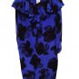 Dress Summer Pure Silk Flowers Size 44 Neck Poncho 2 Colours Luisa New
