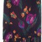Skirt Summer Floral Light Size 44 Ita Acetate Pieces Unique Long Made IN Italy