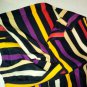 Dress Summer Light Viscose Striped Coloured 44 46 Cori Comfortable Base Black