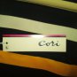 Dress Summer Light Viscose Striped Coloured 44 46 Cori Comfortable Base Black