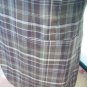 Men's Jacket Cotton Blend Sport Check Brown Facis Size 48 50' Wash And Wear'