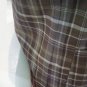 Men's Jacket Cotton Blend Sport Check Brown Facis Size 48 50' Wash And Wear'