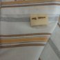 Shirt Striped Bottom White Long Sleeve Pocket Fit Comfortable Made IN Italy