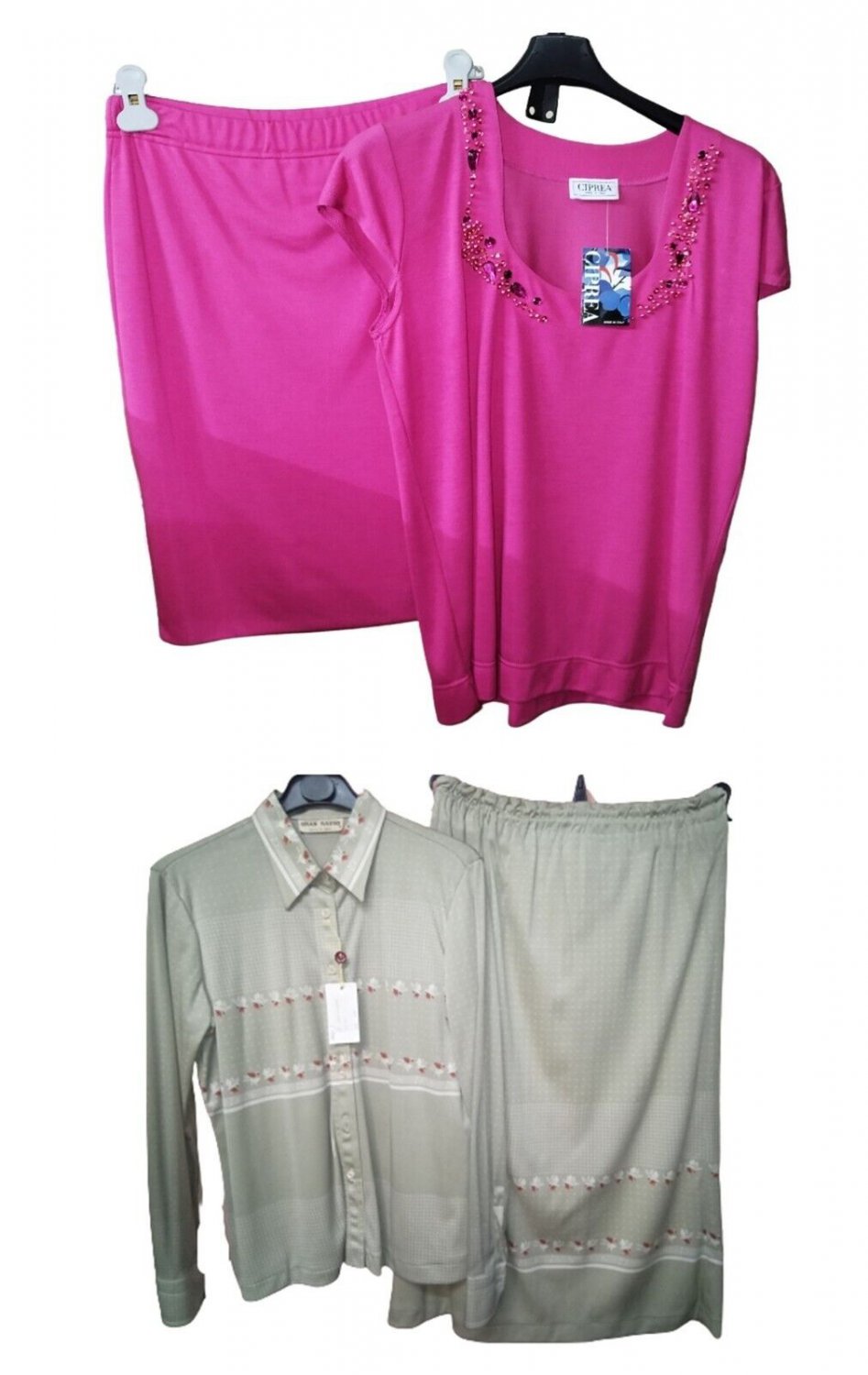 Woman set Jersey Summer Light Two Pieces Fashion Comfortable Large Loose Shirt