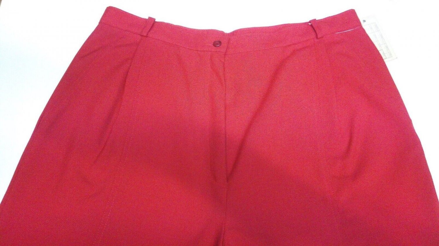Women's Trousers Wool Blend Classic Spring Red New Right Vintage 42-48