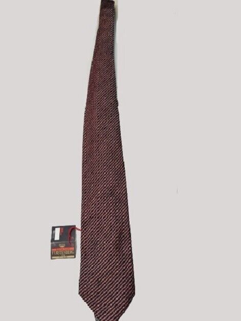 Tie handcrafted Pure Silk Velor Elegant Fantasy Egon Von Furstemberg