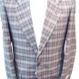 Men's Jacket Pure Cotton Sport Light Check Facis 48 50 Drop 7/8 Unlined