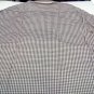 Men's Shirts Check Brown Two Pockets Sport Size 40 42 Cotton Blend M Long