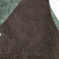 Vest Waistcoat Man Velvet Size 52 Elegant Brown Winter Smooth Velvet Vest