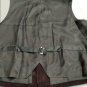 Vest Waistcoat Man Velvet Size 52 Elegant Brown Winter Smooth Velvet Vest
