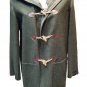 Jacket Montgomery Woman Classic Solid Colour Toggles Gft Made IN Italy New