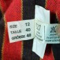 Jacket Montgomery Woman Classic Solid Colour Toggles Gft Made IN Italy New