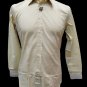 Men's Shirts SIZE S 38 Ages 70 Cameleon Tips Yellow Fabric Wrought Record Lux