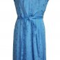 Dress Woman Summer Polka Dot Sleeveless Classic Blue Pink Beige Unlined Vintage