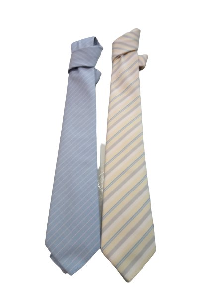 Ties Man Cotton Blend CM 6,5 Artisan Striped Personalised Avion Cream