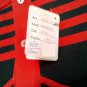 Polo Shirt short Sleeve Pure Cotton Knitted Man Red Black Size M/L Real Vintage