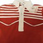 Polo Shirt short Sleeve Pure Cotton Knitted Man Red Black Size M/L Real Vintage