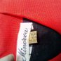 Polo Shirt short Sleeve Pure Cotton Knitted Man Red Black Size M/L Real Vintage