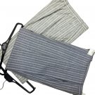 Women's Trousers Mix Linen Striped Summer Size 46 48 Fresh Comfort Vestebene Cmd