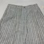 Women's Trousers Mix Linen Striped Summer Size 46 48 Fresh Comfort Vestebene Cmd