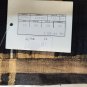 Skirt Light Check Mix Linen Bottom Black Lined, Size 42 Summer Flax Skirt New