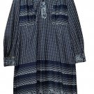 Dress Half Time Midnight Blue Microfibre Pockets Size 5° Vintage Last Piece