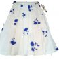 Skirt Light Folds White Fantasy Trendy Size 40 It Label Real Vintage 80's