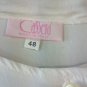 Jacket Woman White Printed Back Flowers Viscose Cool Summer White Cassera