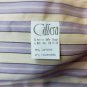 Shirt Vintage Man striped Violet SIZE XS - S Yellow Cotton Blend No Iron M. Long