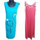 Dress Woman Summer Sleeveless Long Light Size 44 It Comfortable Various Colours
