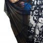 Luisa Viola Skirt Elegant Size 45 Shaped Ceremony White Black Tulle New