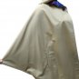 Poncho Woman Raincoat Hooded Size 40 Wide Double Made IN Italy