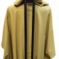 Poncho Woman Raincoat Hooded Size 40 Wide Double Made IN Italy