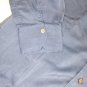 Men's Long Sleeve Shirt Vintage No Iron Ingram Dark Solid Colour Neck 41