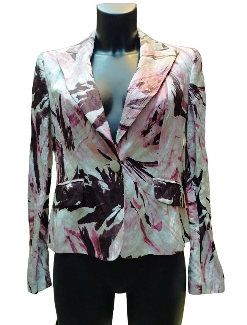 Jacket Elegant Spring for Woman Fantasy Fabric With Wires Stainless Seeds Glossy