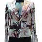 Jacket Elegant Spring for Woman Fantasy Fabric With Wires Stainless Seeds Glossy