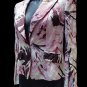 Jacket Elegant Spring for Woman Fantasy Fabric With Wires Stainless Seeds Glossy