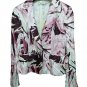 Jacket Elegant Spring for Woman Fantasy Fabric With Wires Stainless Seeds Glossy