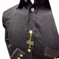 Men's Shirts Sport Vintage Solid Black S Slim Pocket Less thin stripes