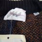Men's Sweater Wool Blend V Neck XL Wide Fantasy Abstract Blue/Orange Manna