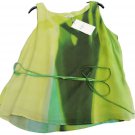 Women's Tank Top Green Size 48it Diana G.Viscose Light New with Tag Lux