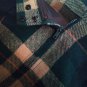 Skirt Autumn Winter Warm Tartan Green Size 42 Vintage Lined with Vent New