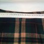 Skirt Autumn Winter Warm Tartan Green Size 42 Vintage Lined with Vent New
