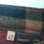 Skirt Autumn Winter Warm Tartan Green Size 42 Vintage Lined with Vent New