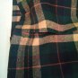 Skirt Autumn Winter Warm Tartan Green Size 42 Vintage Lined with Vent New