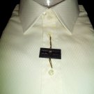 Men's Shirts Ceremony Vintage Ages 70 Micro Designs White Size 43 Cotton New