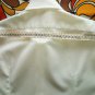 Men's Shirts Ceremony Vintage Ages 70 Micro Designs White Size 43 Cotton New