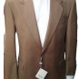 Men's Jacket Pure Wool Trendy Check Hazelnut Drop 8 Sport Autumn Slim Line