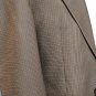 Men's Jacket Pure Wool Trendy Check Hazelnut Drop 8 Sport Autumn Slim Line